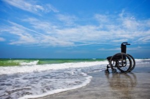 wheelchair at sea